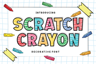 Creative Projects with Scratch Crayon Font