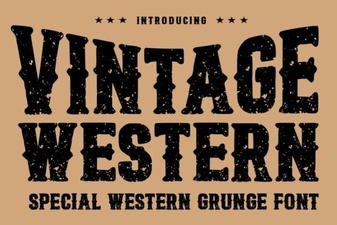 Discover Vintage Western Fonts for Bold Design Projects