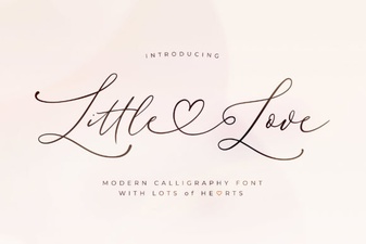 Little Love Font - Free Script Font Download | Elegant Handwritten Style