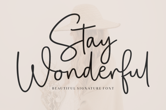 Stay Wonderful Script Font Free Download - Elegant Handwritten Typeface